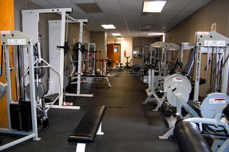 PVCC recreation facilities-weight room